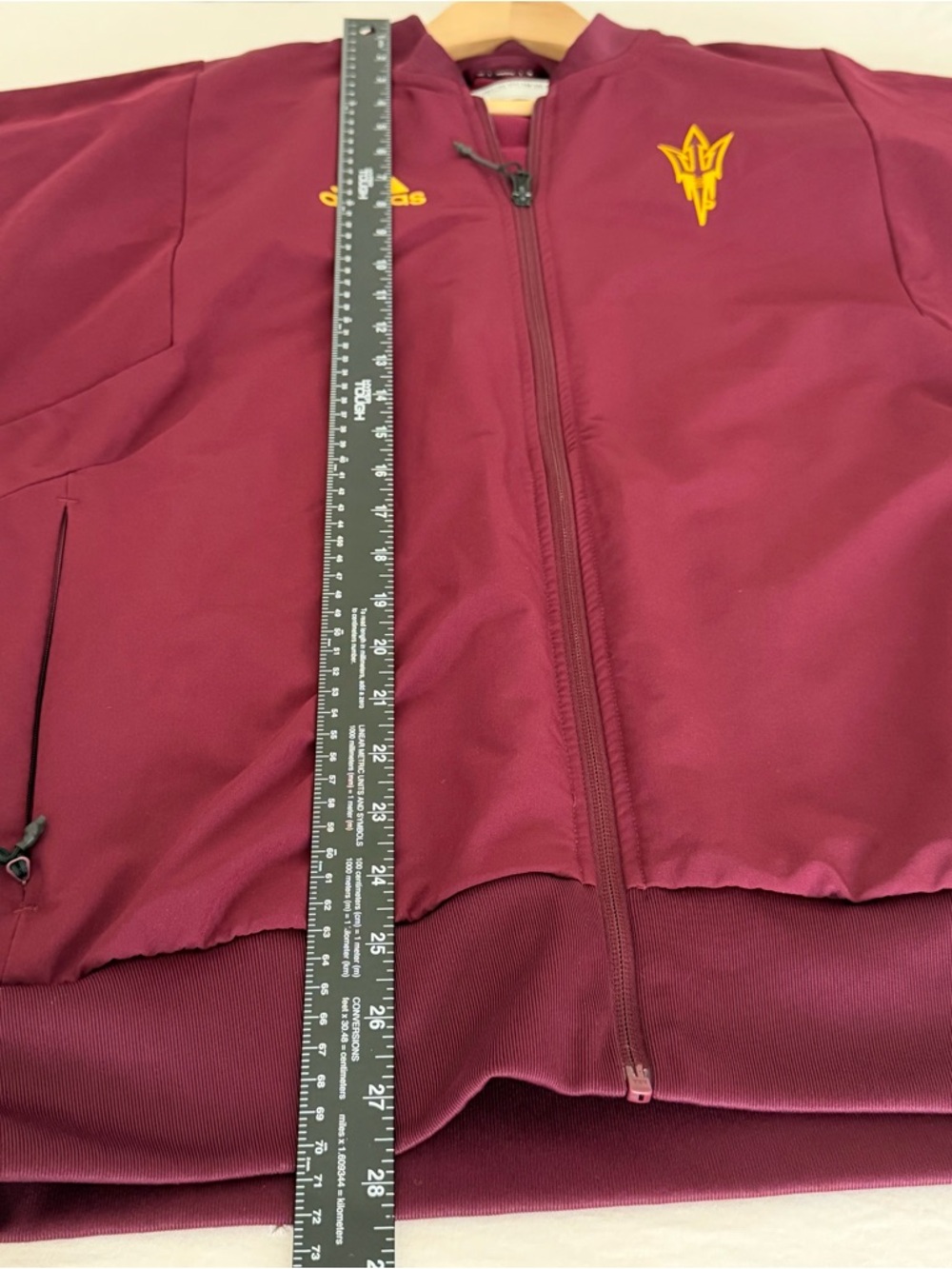 adidas Maroon Varsity Jacket with Gold Logos
Arizona sun devils - Picture 6 of 9